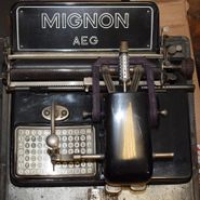 Mignon AEG - Antiquitäten Schreiber